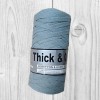 trapilho Thick-Quick, fil en coton bleu gris, O'drey créa et ses petites pelotes