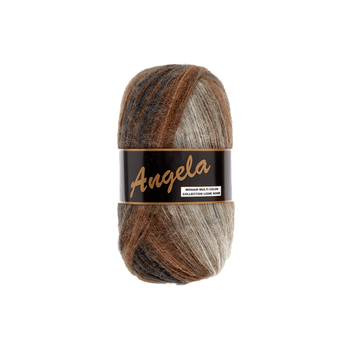 Angela multicolor gris, marron, beige, O'drey créa et ses petites pelotes
