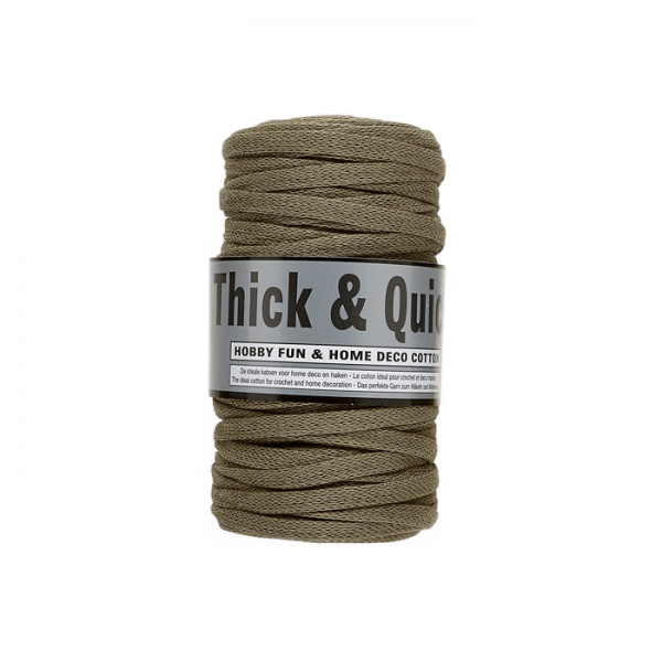 trapilho Thick-Quick, fil en coton gris
