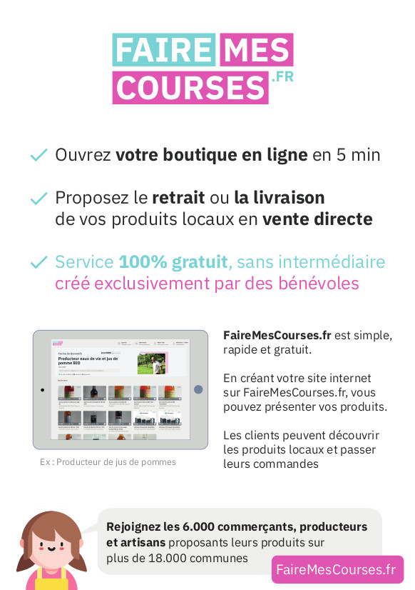 FaireMesCourses Flyer 1