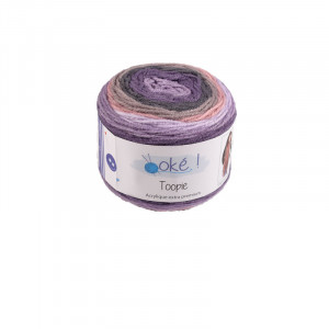 Home Pelote de laine TOOPIE,gris, mauve, violet, lila, rose, O'drey créa et ses petites pelotes